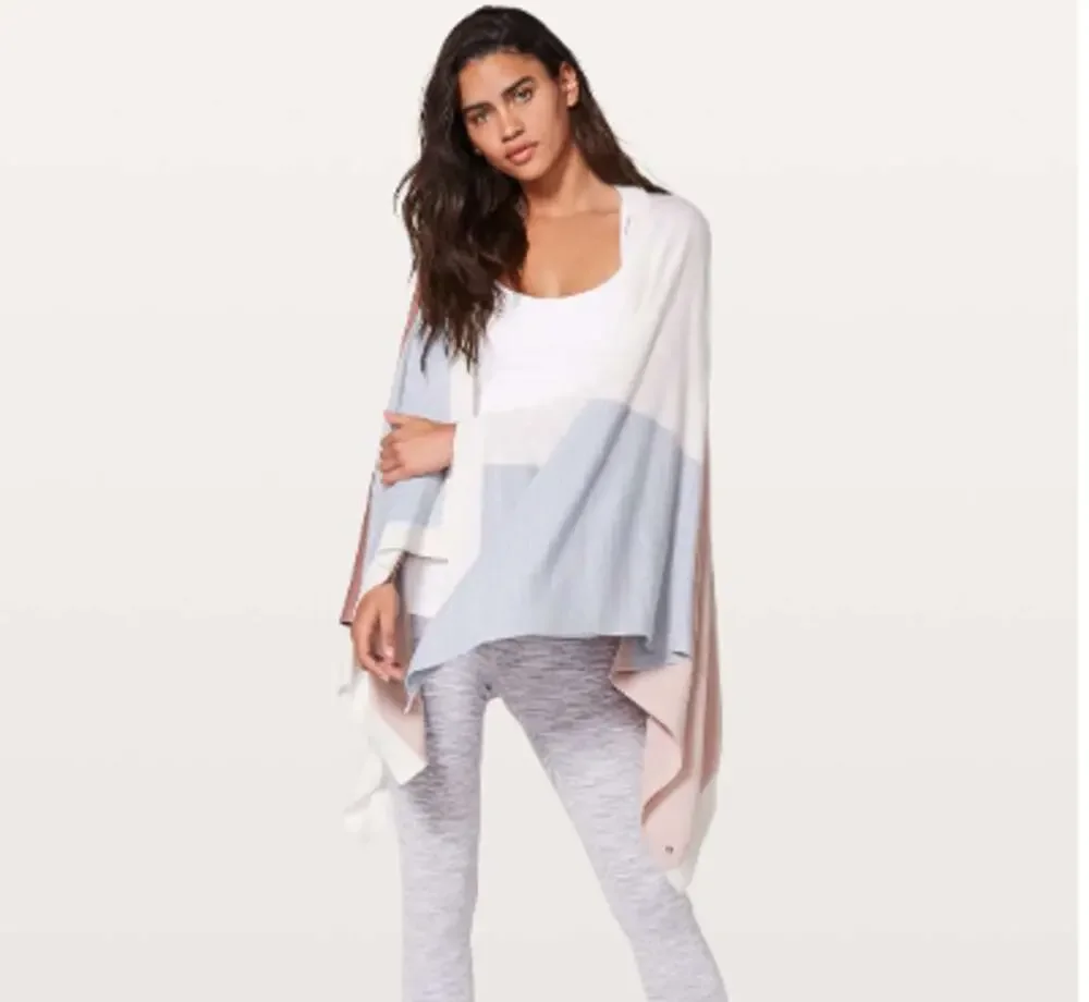 Lululemon Hatha Wrap One Size Sweater Wrap Lightweight